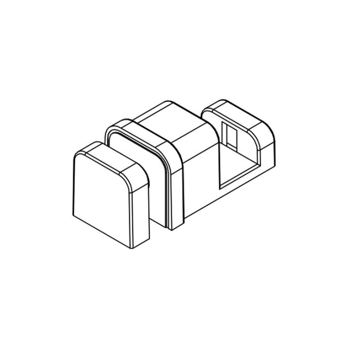 HSK E55282-1 deurgeleider chroom