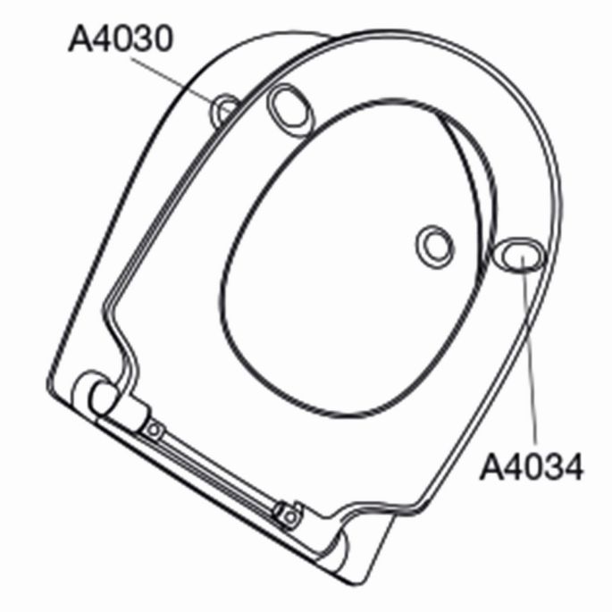 Pressalit Project 300 Pro 1194011-DH9999 toiletzitting met deksel wit