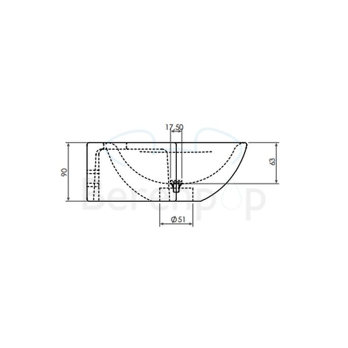 Clou First CL0303101 keramiek fontein 39cm wit