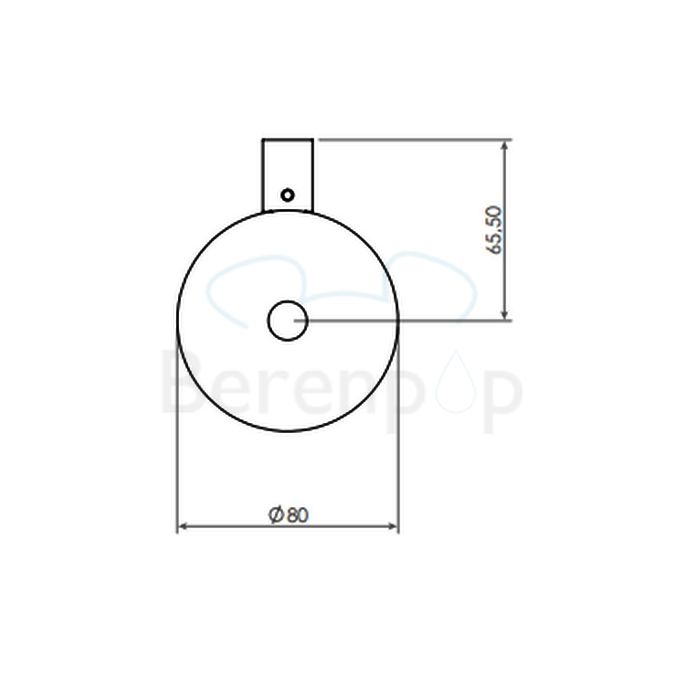 Clou Sjokker SJ092600201 toiletborstelgarnituur wand chroom