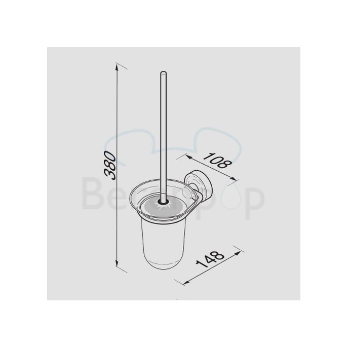 Geesa Luna 5500115 accessoireset (toiletset) chroom