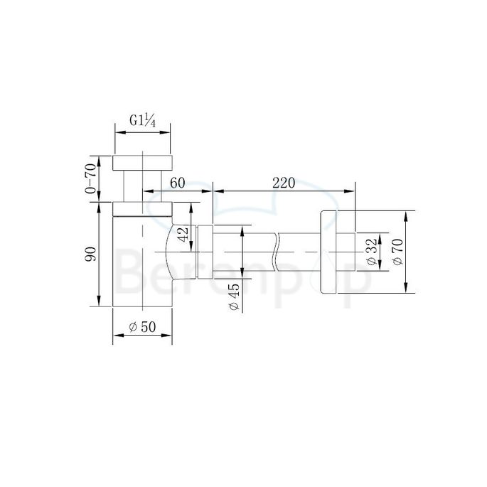 San4U 2512035 One Pack Mini-Block (links) fonteinset wit keramiek/ chroom