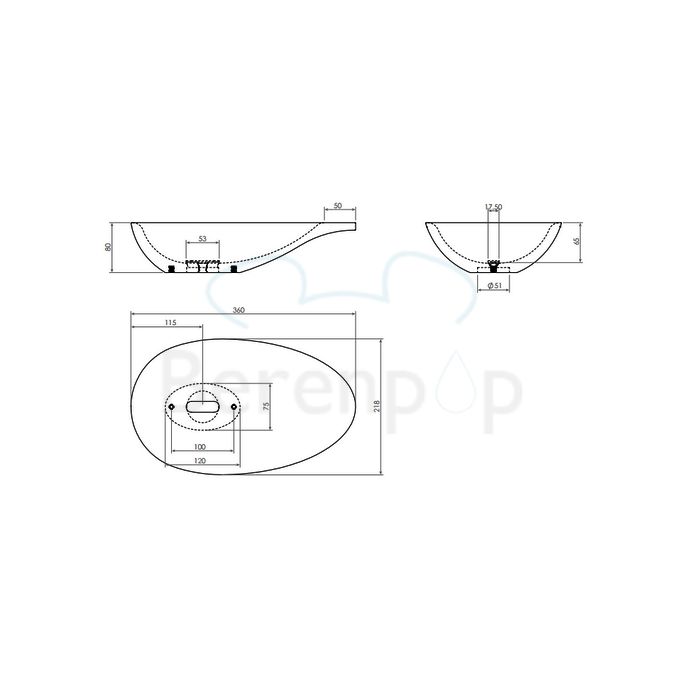 Clou First CL0310021 aluite fontein 36cm wit