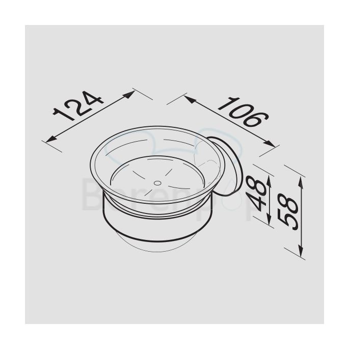 Geesa Nemox 650302 zeephouder chroom