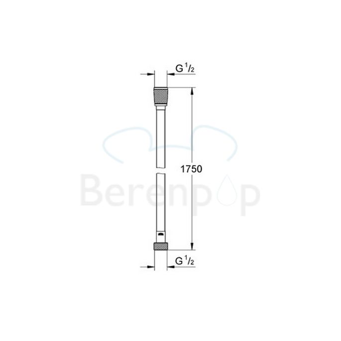 Grohe Silverflex 28388000 doucheslang 175cm chroom