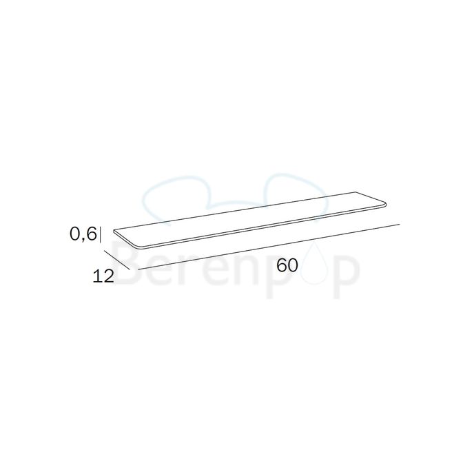 Inda Quadro - Export R1150A glasplaat transparant helder glas