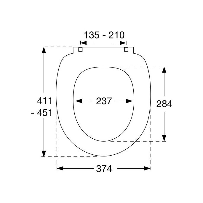 Pressalit Scandinavia PLUS 758035-D05999 toiletzitting met deksel rood