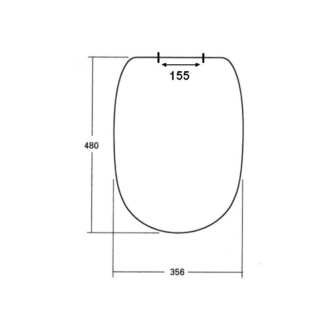Sphinx 330/355/390 S8H51300000 toiletzitting met deksel wit *niet meer leverbaar*