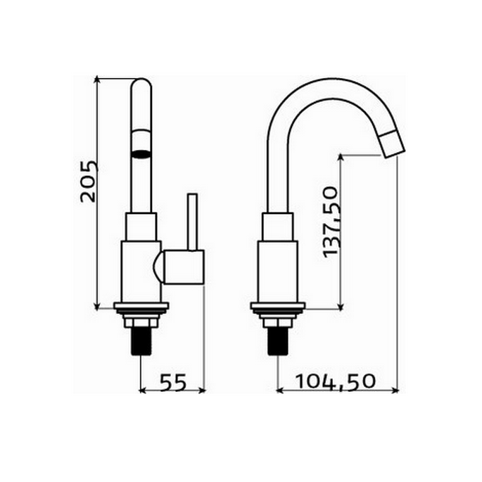 Clou Freddo 1 CL060300329 fonteinkraan staand chroom