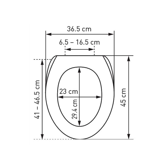 Diaqua Nice 31171237 toiletzitting met deksel motief On/Off