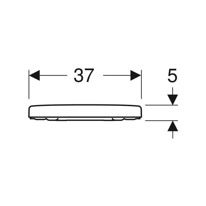 Geberit 300 Basic S8H51203000G toiletzitting met deksel wit