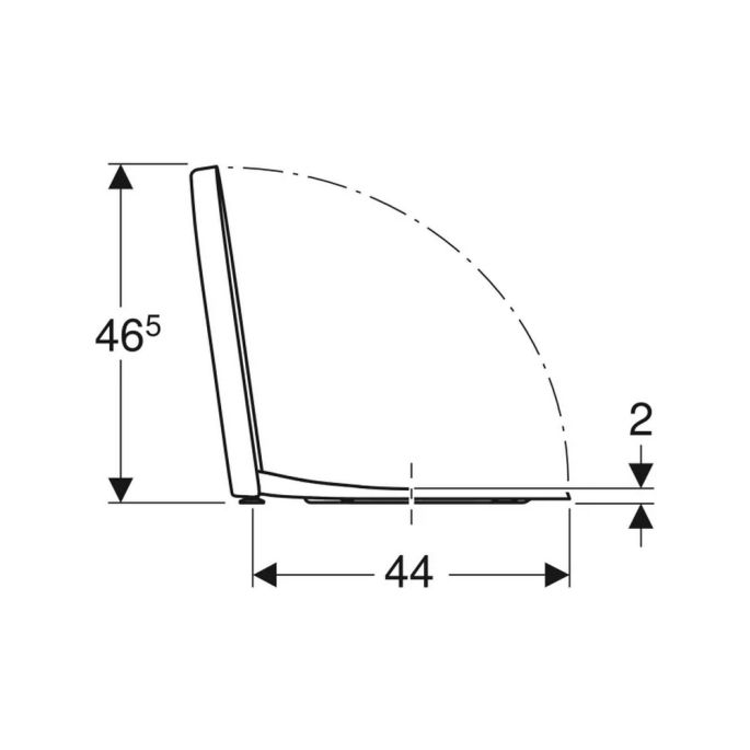 Geberit 300 Basic S8H51109000G toiletzitting met deksel wit
