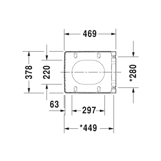 Duravit Vero Air 0022090000 toiletzitting met deksel wit
