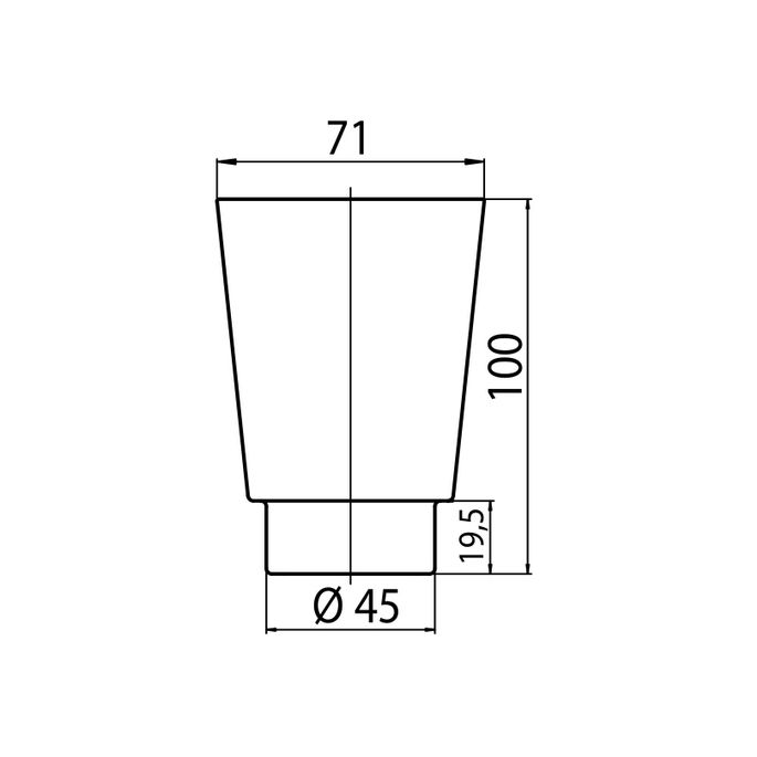 Emco Kidó 312000090 mondspoelglas helder