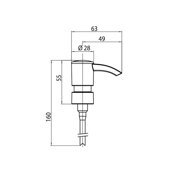 Emco Loft - Mundo 222113991 doseerpomp kunststof wit