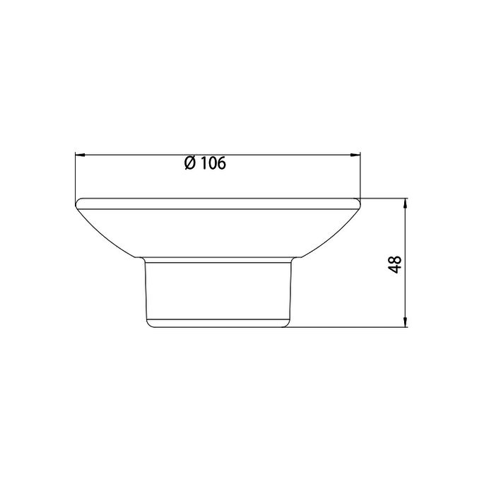 Emco Polo 073000090 zeepschaal helder