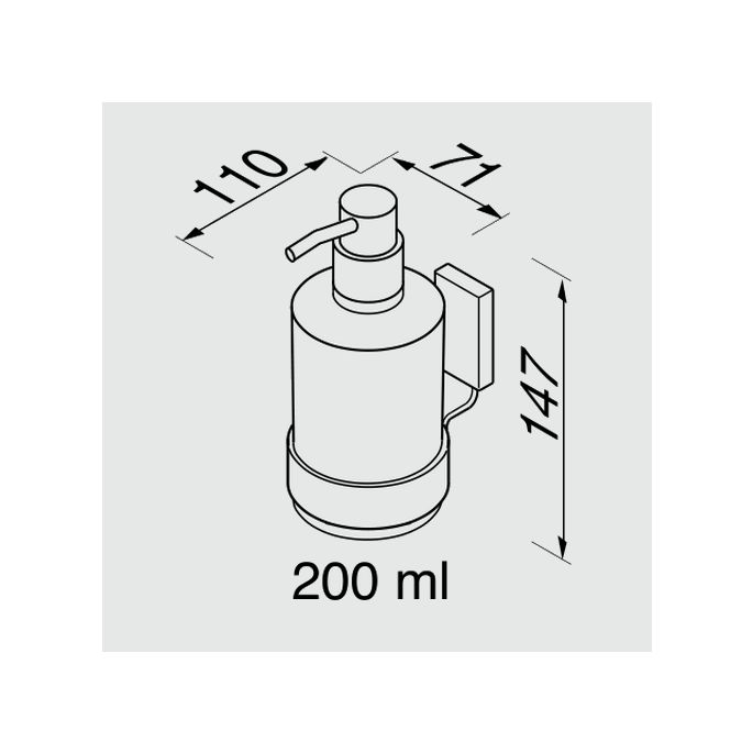 Geesa AIM 91841602 zeepdispenser chroom
