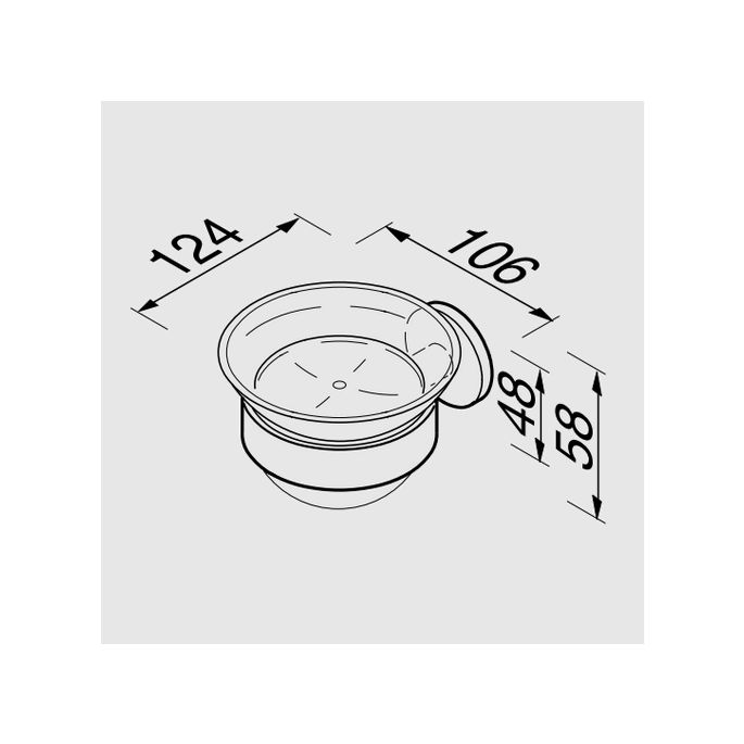 Geesa Nemox Black 91650306 zeephouder mat zwart