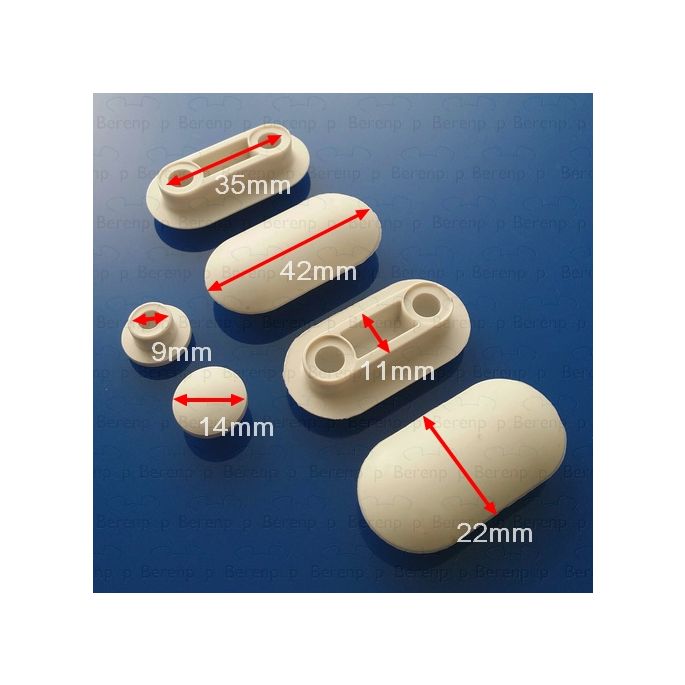 Keramag 4U - Citterio - Felino - iCon - myDay - Preciosa II - Plus4 - Renova Nr. 1 Plan - Renova Nr. 1 - Silk - Xeno 598111 buffers rond en ovaal *niet meer leverbaar*