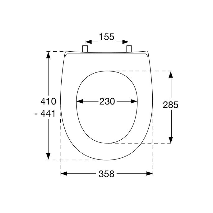Pressalit Objecta Pro 990011-DH4999 toiletzitting met deksel wit polygiene
