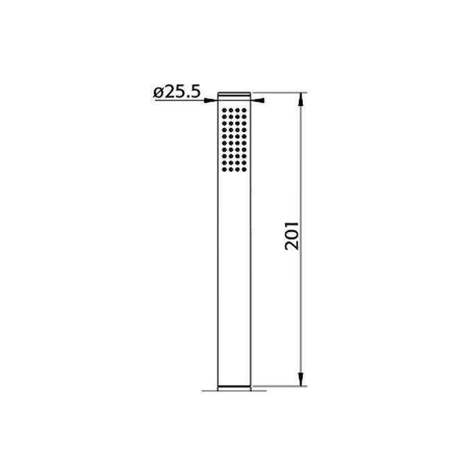 Pure 7503 handdouche chroom