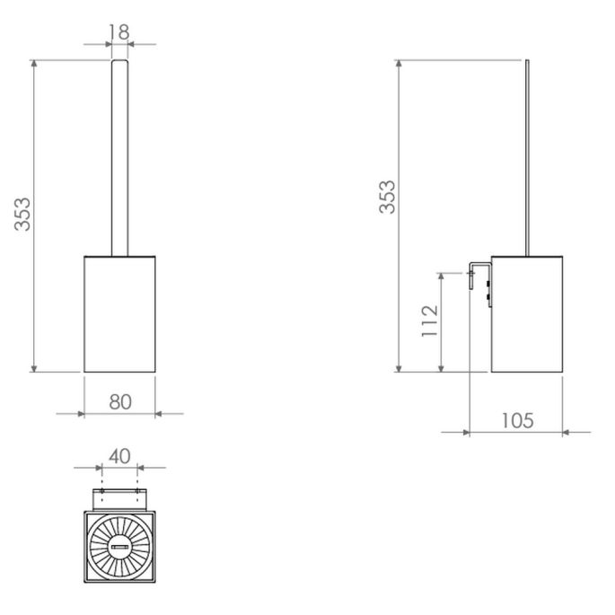Clou Fold CL09040992001 accessoireset (4-delig) mat wit