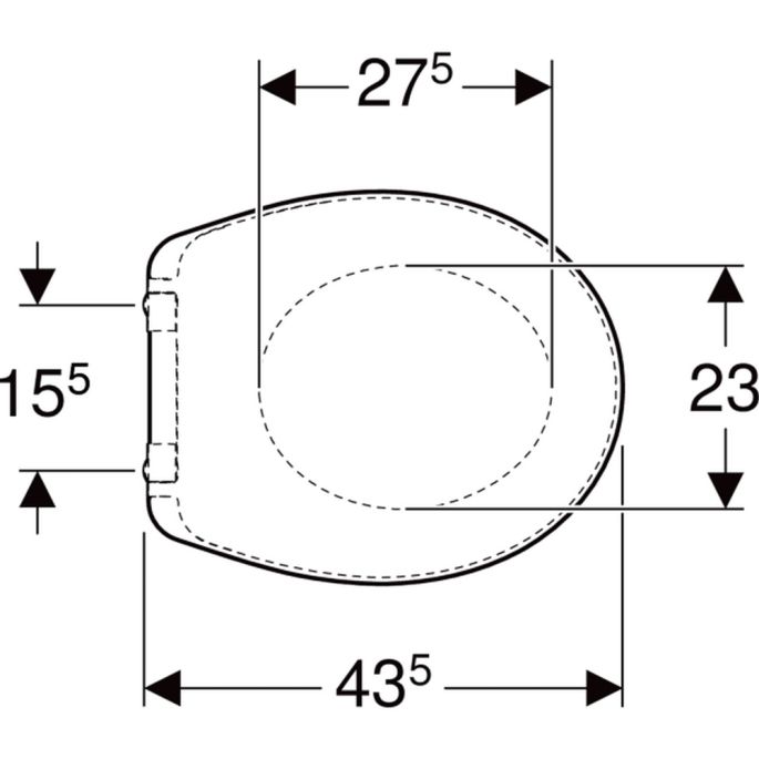 Geberit 300 Basic 502994001 toiletzitting met deksel wit