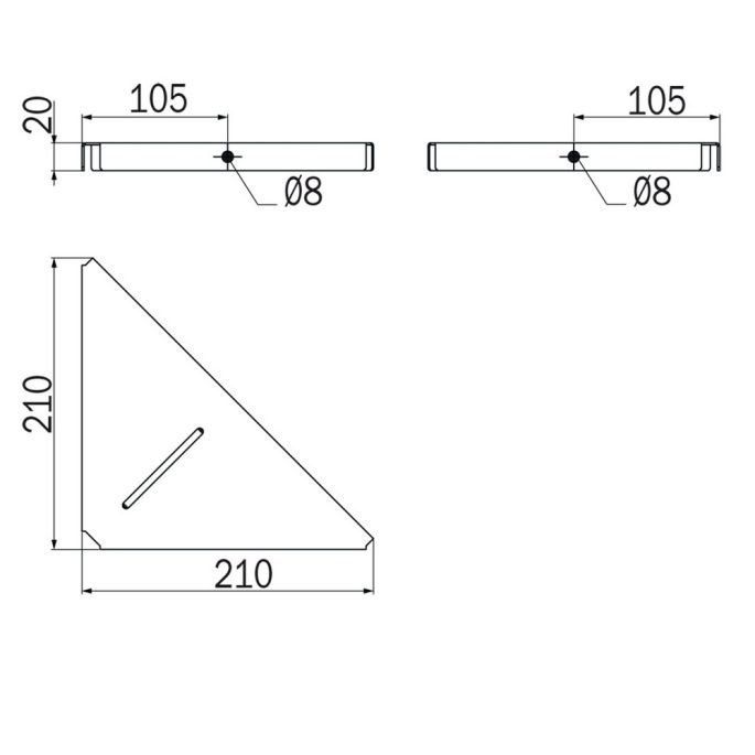 Inda Hotellerie - Gealuna A1031BNE zeephouder mat zwart