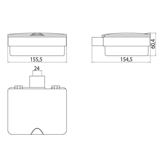 Emco Loft 053900101 box voor vochtige doekjes chroom (OUTLET)