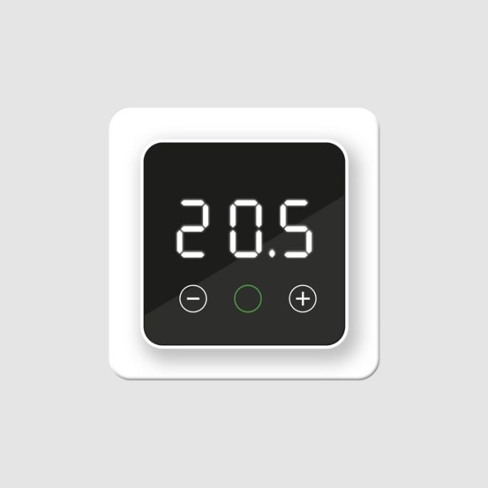 Magnum 825880 F32 Slimme WiFi thermostaat incl. vloersensor Polarwit – RAL 9010