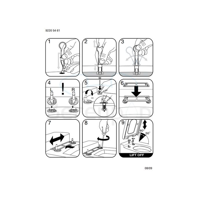 Villeroy en Boch Sentique 98M8Q101 toiletzitting met deksel wit *niet meer leverbaar*