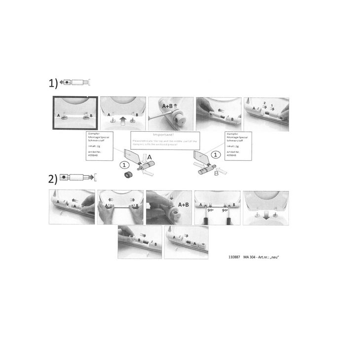 Villeroy en Boch O.Novo 92216400 softclose demperset t.b.v. toiletzitting