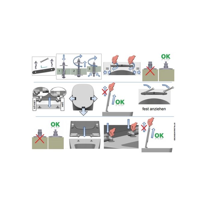 Ideal Standard Tonic II K706501 toiletzitting met deksel wit