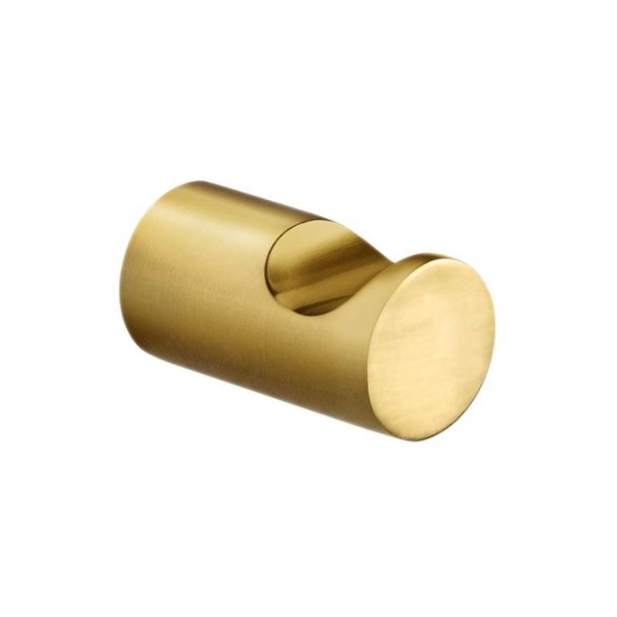 Pressalit Choice Q70160 handdoekhaakje boog geborsteld messing (2 stuks)