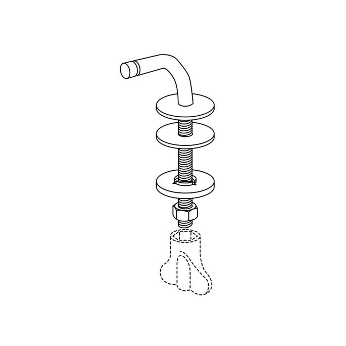 Pressalit Objecta 53011-BA1999 toiletzitting zonder deksel wit polygiene
