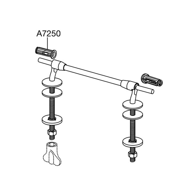 Pressalit Projecta 53011-BY3999 toiletzitting zonder deksel wit polygiene