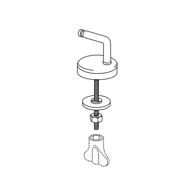Pressalit T2 316273-UN3999 toiletzitting met deksel pergamon
