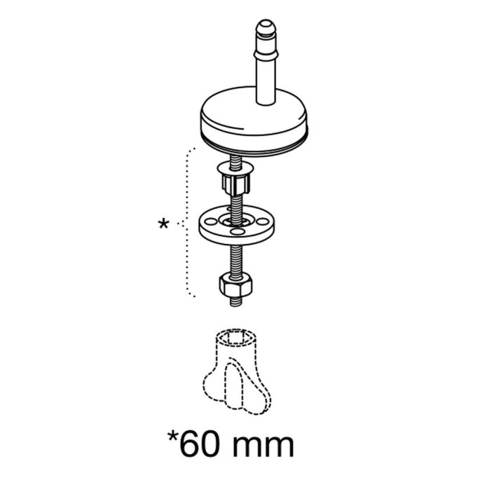 Pressalit Basic Line - UNI 1096000-D7499913 toiletzitting met deksel wit