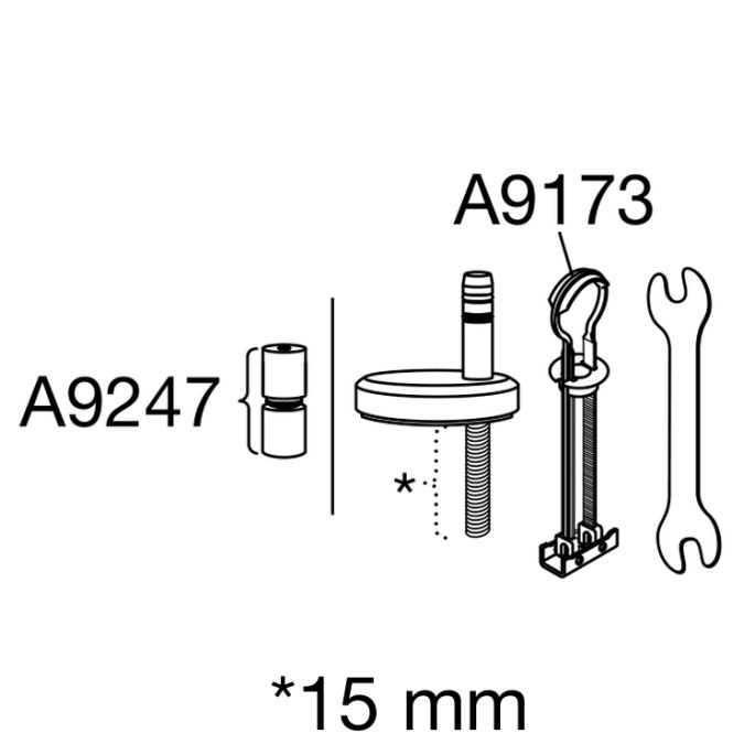 Pressalit Connexion 1134011-DM4999 toiletzitting met deksel wit polygiene