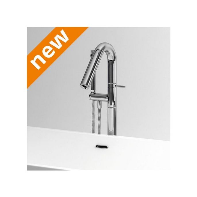 Clou Xo CL060400829 type 8 vrijstaande badkraan met handdouche chroom