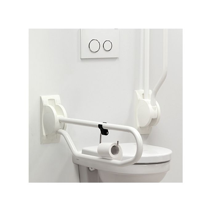 Handicare (Linido) LI2603360111 opklapbare toiletbeugel 600 mm staal gecoat antraciet