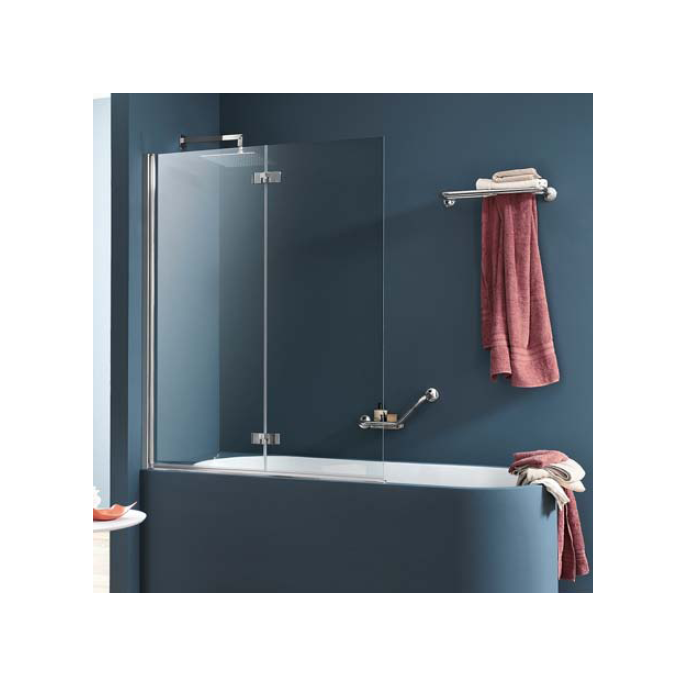 Inda Sim 6000 RBALT122004AN dorpelprofiel voor badwand 2-delig, 100cm, chroom *niet meer leverbaar*