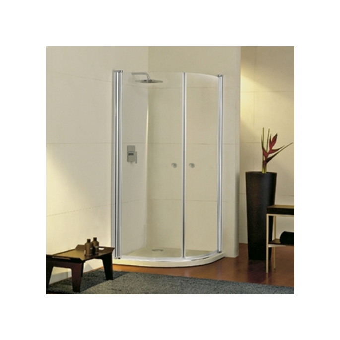 PDPlan Cristal C1006 set lekstrippen 71.6 cm inclusief 4 hoekjes voor kwartronde douche 100x100cm