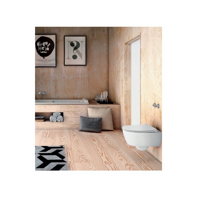 Pressalit Sway D 934000-BL6999 toiletzitting met deksel wit