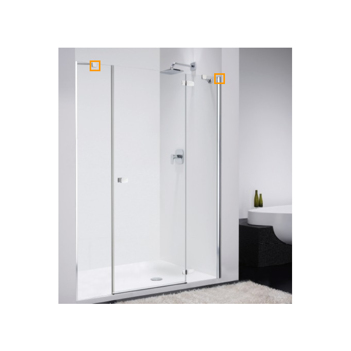 Provex 1245SA00F afwateringsstrip 120cm, 18mm hoog, transparant, voor glasdikte 6mm