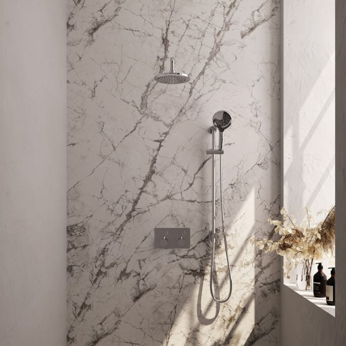 Brauer Edition 5-CE-180 thermostatische inbouw regendouche met drukknoppen SET 69 chroom