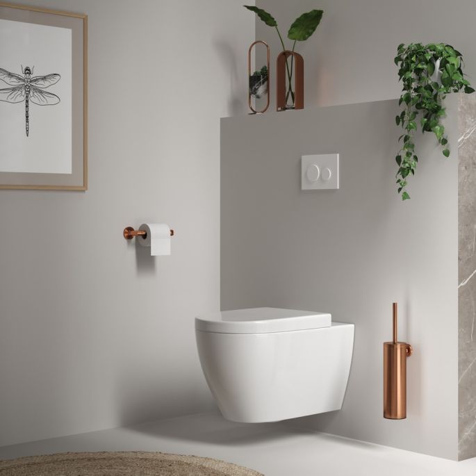 Brauer 5-GK-150 toiletrolhouder koper geborsteld pvd