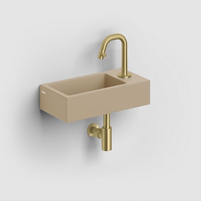 Clou Flush 3 CL0334030 keramiek fontein 36cm mat mosterd