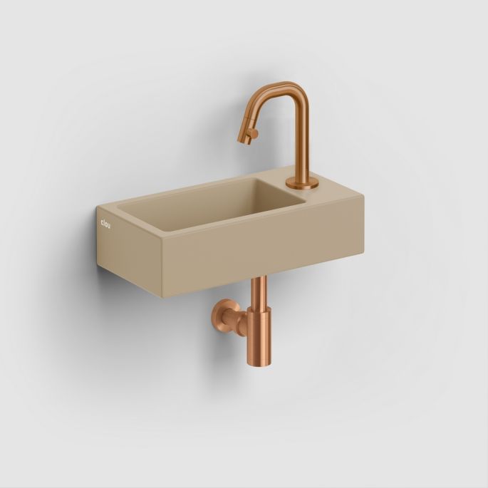 Clou Flush 3 CL0334030 keramiek fontein 36cm mat mosterd