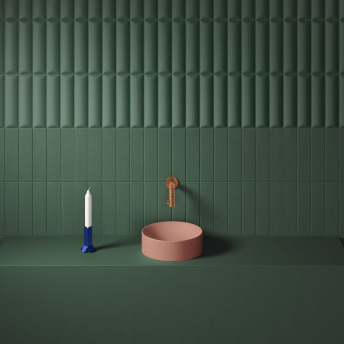 Clou Vale CL0340164 fontein 22cm mat roze keramiek